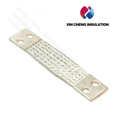 Customized Flat Tinned Copper Braided Wire Flexible Connectors